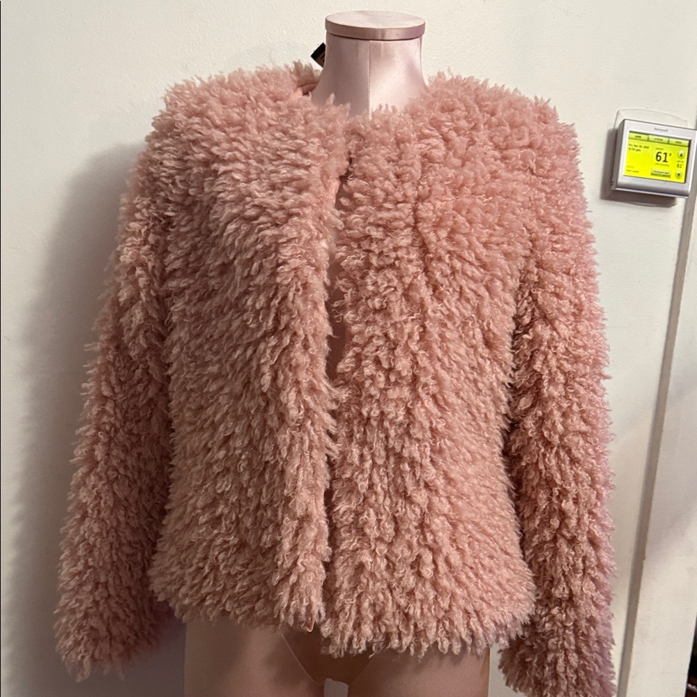 Blush Teddy Jacket for Women